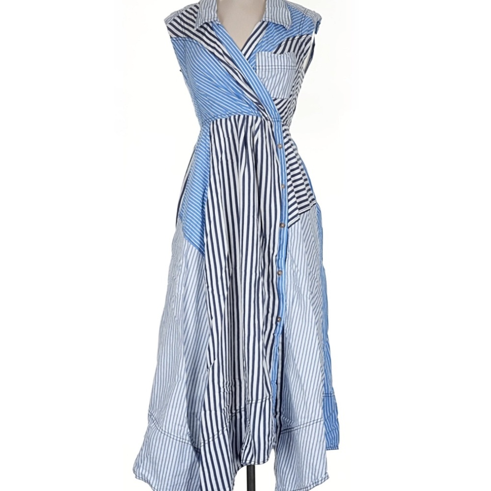 Patchwork Midi Dress - image 6